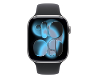 Apple Watch 11 46/Szare Aluminum/Czarny Pasek S/M GPS - 1362405 - zdjęcie 3